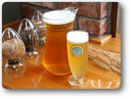 地ビールで一杯