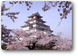 春の鶴ヶ城